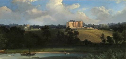Richmond Hill vom Fluss, Surrey